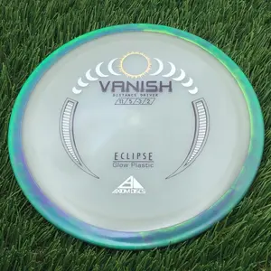 Axiom Eclipse Glow 2.0 Vanish - 173.9g - Green rim with blue swirls Glow
