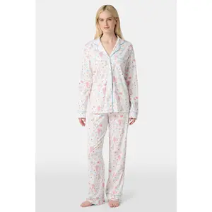 Monkey Said Yes Long Sleeve Polo Pajamas