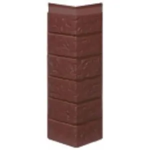 Mobile Home/RV Novik Old Red Blend Simulated Brick Skirting Corner (5 Pieces)