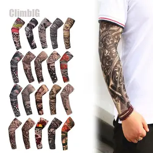 10Pcs Unisex Temporary Tattoo Cooling Arm Sleeves | TattooTok SunSafeTok OutdoorTok UPF 50+ UV Protection Sleeves | Stretchy Nylon Spandex for Cycling Fishing Golf Hiking Biker Outdoor Sports