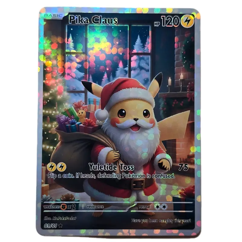 pokemon cards for christmas Multipack of 12 Danilo Promotions Deck the halls with Pokemon Card Christmas Ornaments Pokemon Christmas Card | Printable