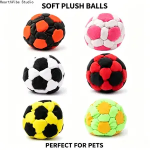 Soccer Hackys Footbag for Adult Skill Challenge, Soft Fleece Juggling Foot Sacks, Retro Indoor & Outdoor Sports Game, Stress Relief Fidget Ball, Random 1/6 Pack Party Favors & Active Play Gifts
