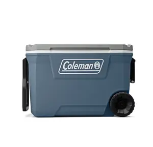 Coleman 316 Series 62QT Hard Chest Wheeled Cooler, Lakeside Blue