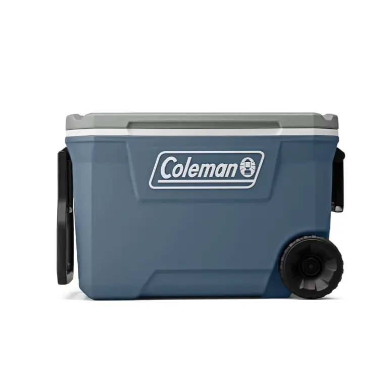 Coleman 316 Series 62QT Hard Chest Wheeled Cooler, Lakeside Blue