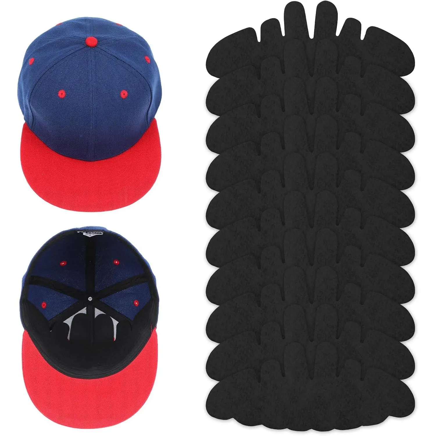 10 count Baseball Caps Inserts, Washable Hat Felt Shapers Hat  Liner Cap Inserts  Hat Support Brim Yifanyou Sports