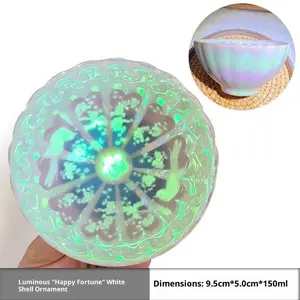 Pearl Shell Jianzhan Tea Cup - Handcrafted Multicolor Kiln-Changed Tenmoku Porcelain Master' s Cup
