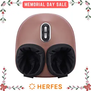 Heated Foot Massager with Deep Tissue Kneading Therapy & Air Compression, Promotes Blood Circulation, Foot Comfort, Adjustable Settings For Sensitive Feet, TikTokShopStockUp