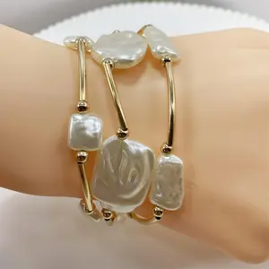 Women's 3-Piece French Vintage Bangle Set - 1 Size, 48-Piece Costume Jewelry, Bohemian Vibe, Goddess Theme, Elegant Temperament, Daily Wear Fashion Bracelet