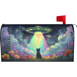 Magnetic Mailbox Covers 21x18 Inch Letterbox Covers for Garden Outdoor Decoration