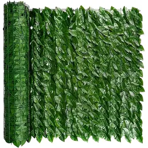 Artificial Ivy Privacy Fence Screen, Expandable Faux Ivy Leaf Privacy Fence, Decorative Fence for Outdoor Garden Patio Wedding Decoration, Garden Accessories
