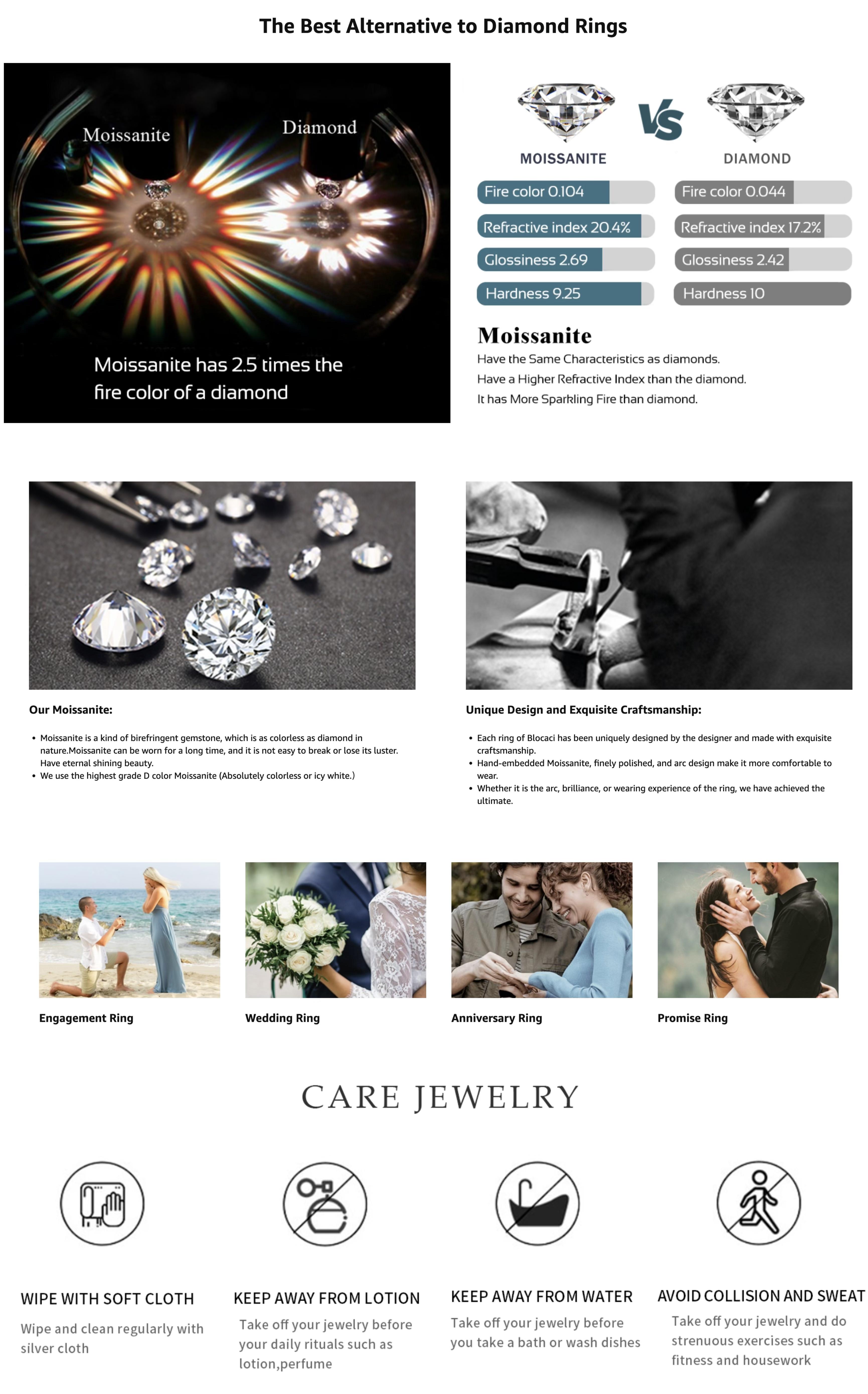 【#237 starry internity band】Moissanite Stackable band ring enhancer rings with 925 Sterling Silver Daily Anniversary wedding  ring band Synthetic Moissanite