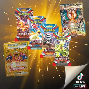 Obsidian Flames Sleeved Booster Packs