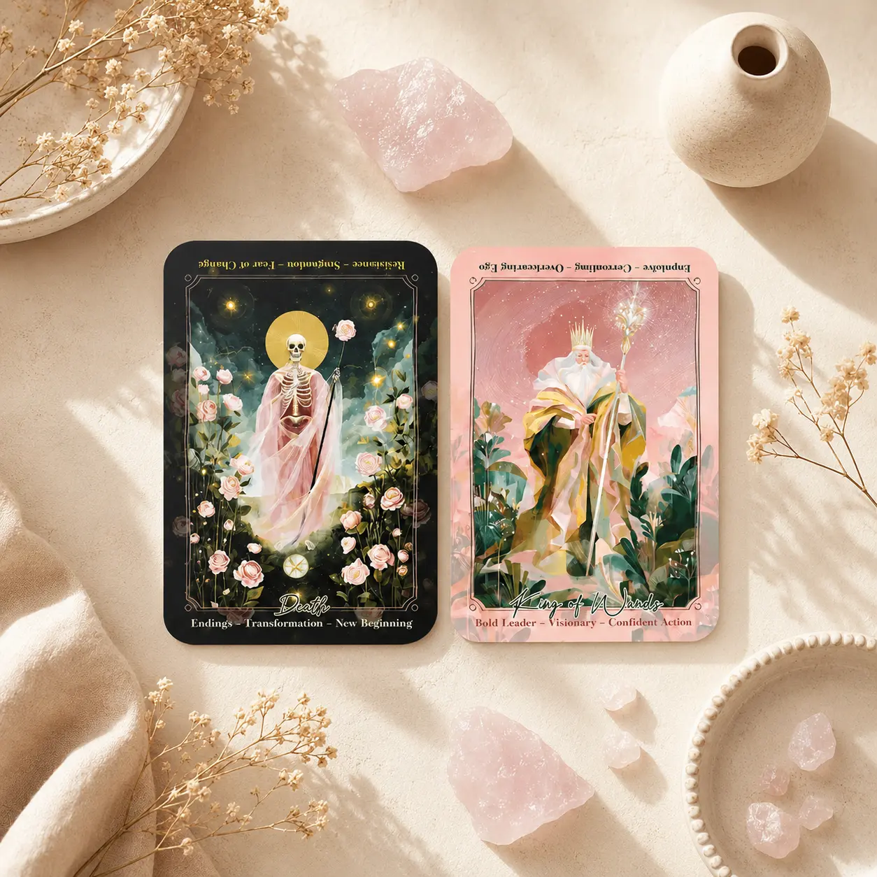 Pastel Aurora Tarot Deck, 78 Cards with Celestial Floral Artwork for Beginners Pastel Aurora Tarot Deck, 78 Cards with Celestial Floral Artwork for Beginners