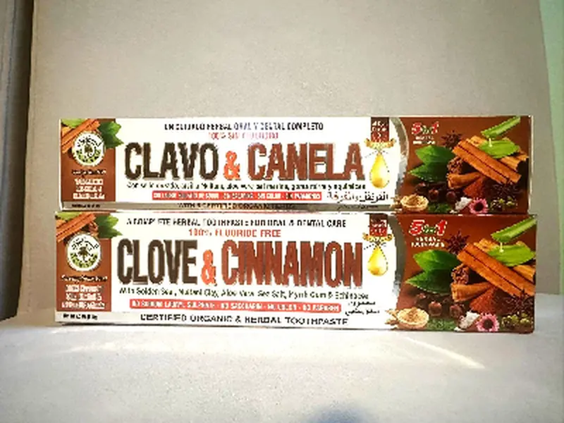 CLOVE & CINNAMON ORGANIC TOOTHPASTE - AL RIYAN 100%Natural