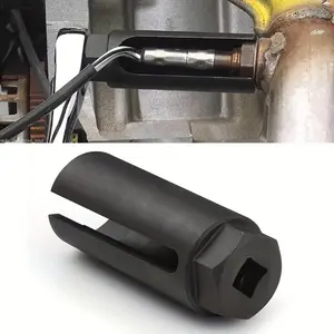 1PCS Oxygen Sensor Sleeve Oxygen Sensing Sleeve Oxygen Sensor Disassembly Tool Black Narrow Mouth