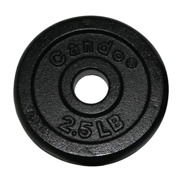 212 MAIN Iron Disc Weight Plate - 2.5lb Disc Shape Gear for Weightlifting Workouts, Weight Equipment
