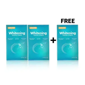 BUY 2 GET 1 FREE -Three Boxes  21 Strips AHVTE Whitening Tooth Strips