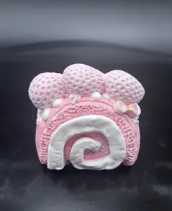 Strawberry Cake Roll Food Squishies Toy