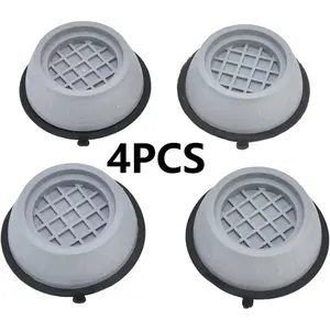 Anti Vibration Pads for Washing Machine, 4 Pcs Washing Machine Support, Anti- Walking Washer Dryer Pedestals Fit All Machines, Shock Absorbing Mat