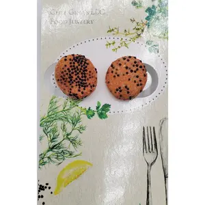 Chef Gina's® Miniature Chocolate Chip Cookie Earrings
