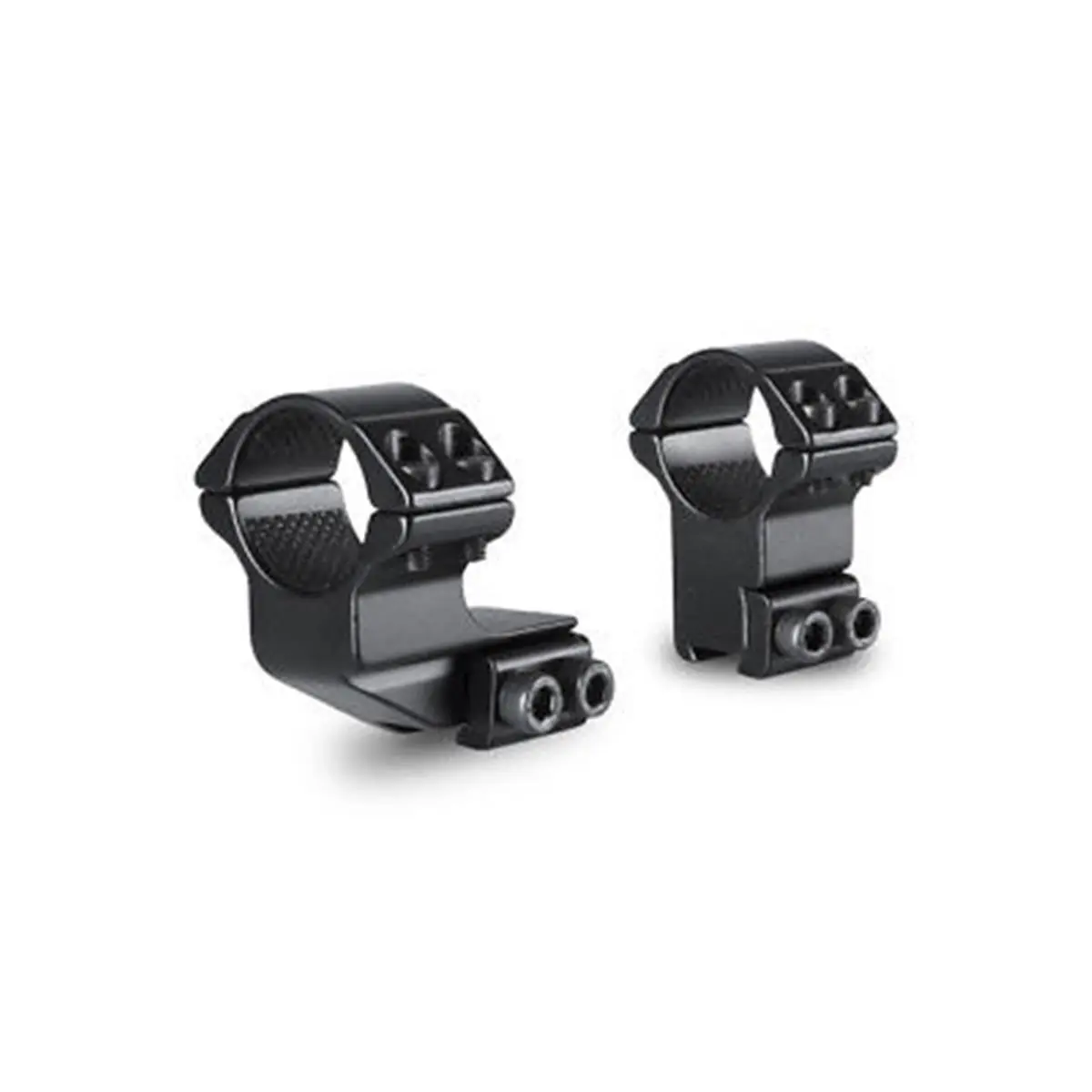 212 MAIN 2-Piece Telescopic Aluminum 1 in. Dovetail High Extension Sport Optics Mount, Black, with Double Hex Screws and Recoil Stop Pin