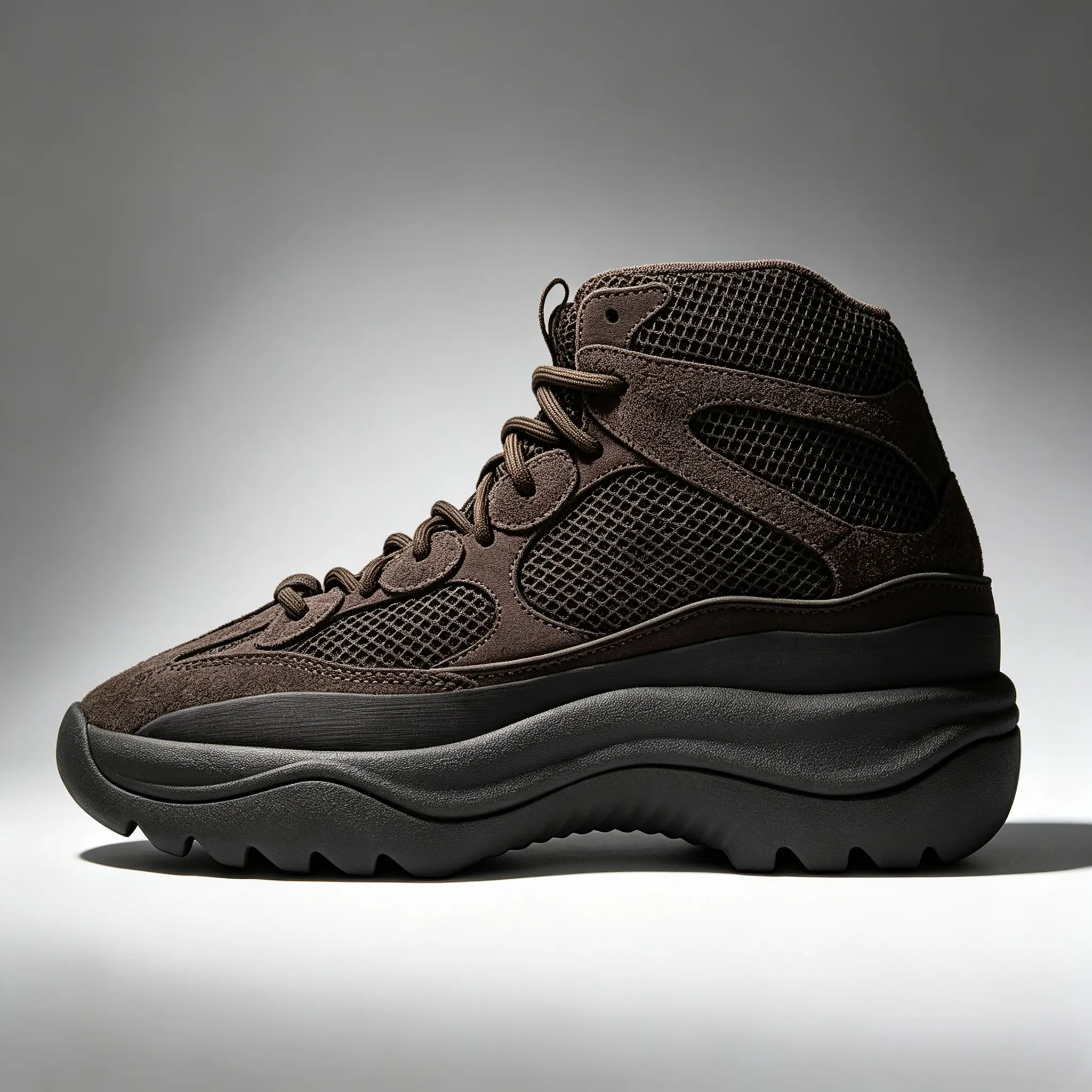 Men's adidas Yeezy Desert Boot 'Oil' 2019 EG6463, Casual Trainer Shoe, Men's Footwear