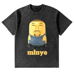 Vintage "Minye" Meme Graphic Tee, Funny Washed Cotton T-Shirt Unisex