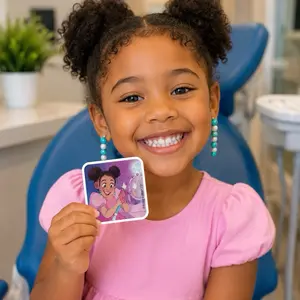 Tooth Fairy Dental Stickers – 500-Pack Assorted Tooth-Themed Reward Stickers for Kids – Cute & Professional Designs for Dentists, Hygienists, Tooth Fairy Visits, and Lost Tooth Celebrations