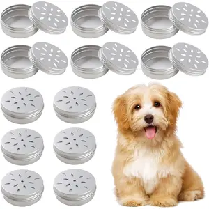 12 Pack Scent Work Tins for Dogs Scent Training, Aluminum Dog Scent Boxes Small Dog Food Container Nose Work Supplies