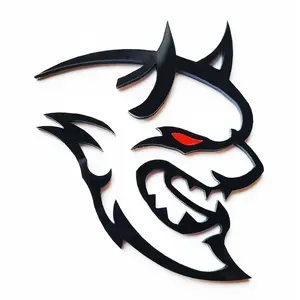 2x Demon Redeye Emblem Badge for Dodge Charger Challenger Hellcat SRT TRX Logo