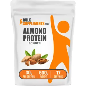 BulkSupplements - Almond Protein Powder - Muscle Recovery - Digestive Support - 100g-1kg - 30g per Serving