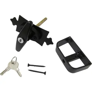 Decorative Shed Door T Handle Lock Set 6-1/2" Stem