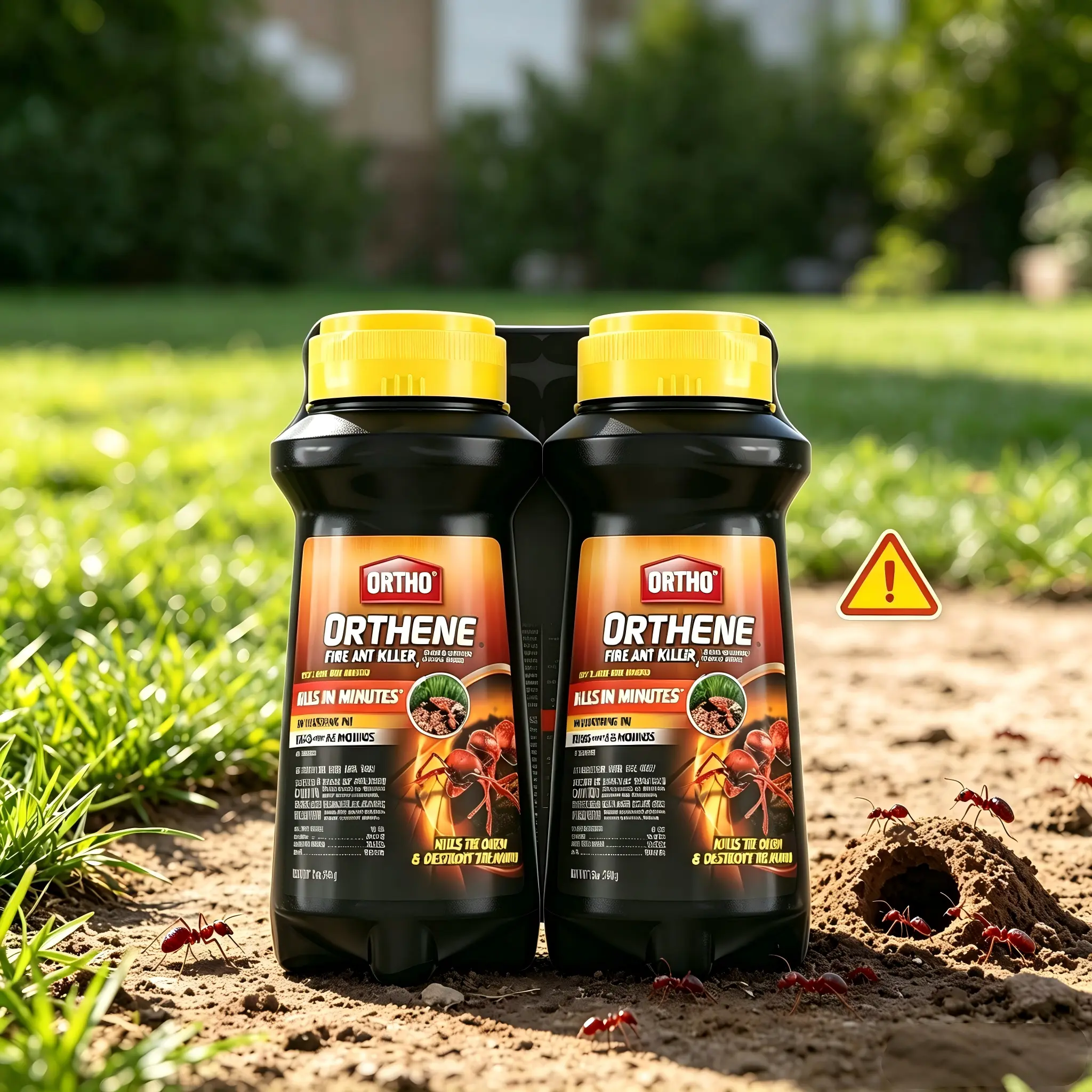Ortho Orthene Pesticides - Fire Ant Control & Cockroach Eliminator, Queen Killer, Destroys Mounds, Starts Working in 60 Minutes, 12oz