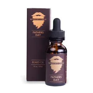 Fathers Day Beard Oil - Sweet Almond & Cinnamon Citrus Blend - 1oz / 30ml - Softens Hair, Hydrates Skin, Comforting Scent - Bearded Crew