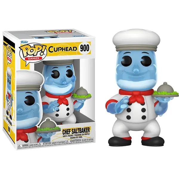 Funko Pop! Chef Saltbaker Cuphead 900 Vinyl Figure in PopShield Protector