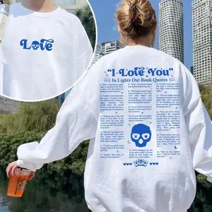 I Love You Lights Out Quotes 2-sided Shirt, Into Darkness by Navessa Allen, Dark Romance Smutty Shirt, BookTok Literary Apparel, Gift for Readers, Into The Darkeness Shirt