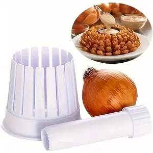 1 set of onion cut flower set, onion coreless cut flower, non spicy eye fried onion mold suitable for restaurant apartment kitchen utensils gadgets style fried onion flowers Utensils