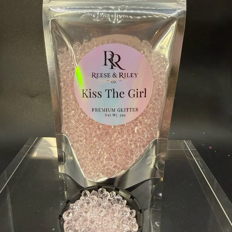 Reese & Riley Co. Kiss The Girl 7 Seas Diamond Bead Line - High-Quality, Easy-to-Apply Beads for DIY Tumblers, Resin Crafts - Brilliant Sparkle for Custom Designs That Last Over Time