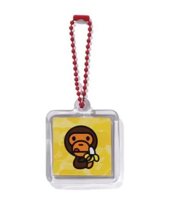 Bape Baby Milo Banana Keychain Yellow Camo