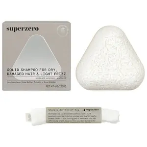 superzero  Hydrating Repair Shampoo Bar for Dry, Damaged Hair & Frizz travel