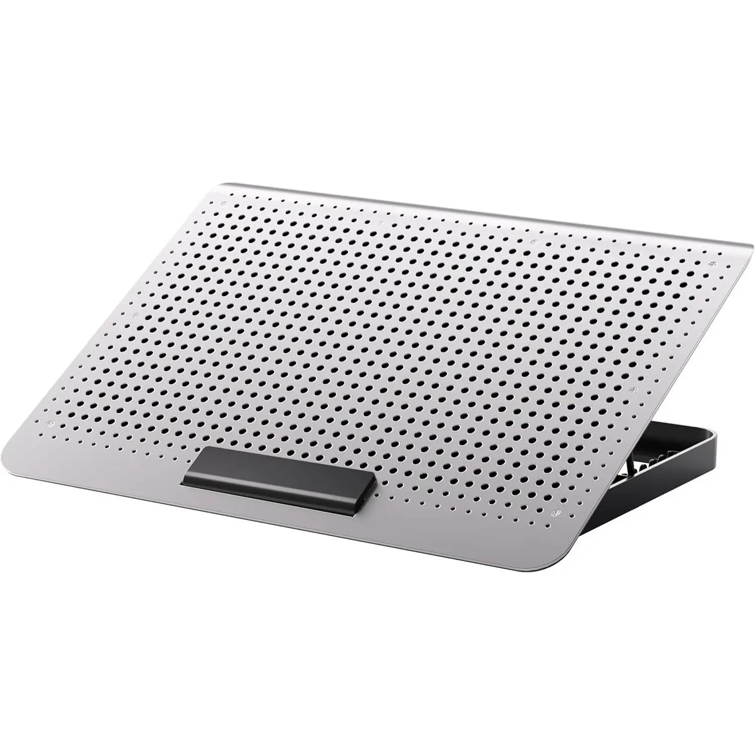 Laptop Cooling Pad, Laptop Cooler Stand with 7 Height Adjustable, Laptop Fan Cooling Pad for Laptop 12-15.6 Inch, Notebook Cooler Pad with Two USB Port ()