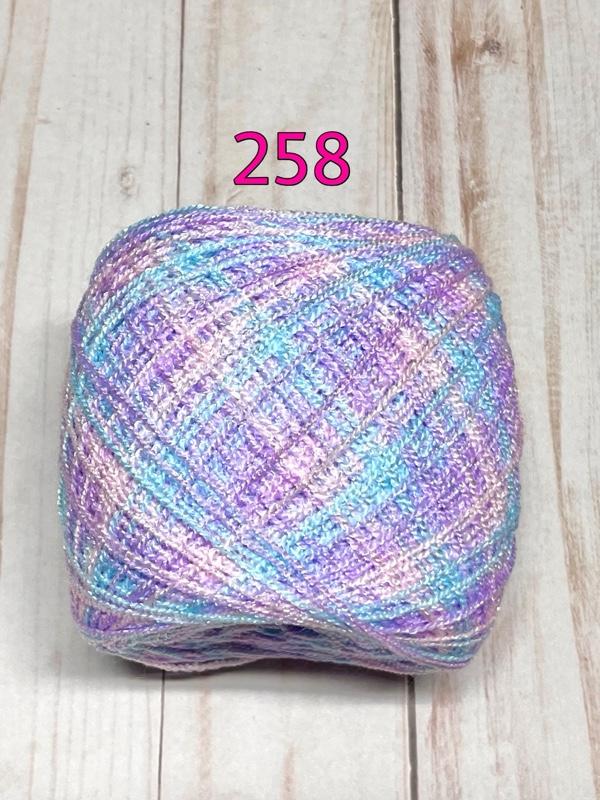 Crystal Yarn 100g - Hilo Cristal 100g - (258) - Estambre - Estambre Mexicano Crystal Yarn 100g - Hilo Cristal 100g - (258) - Estambre - Estambre Mexicano