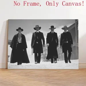Tombstone Movie Canvas Poster (Unframed) - Val Kilmer Doc Holliday "I'm Your Huckleberry" Art - Classic Western Film Print - Man Cave Decor
