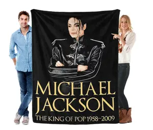 Michael J-Jackson Blanket Super Soft High Quality Blanket For Travel Bedding Couch Hiking Bed Comfortable Blanket Birthday Gift