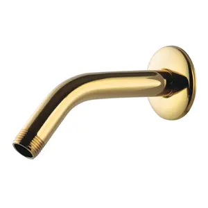 Kingston Brass  6 in. Shower Scape Shower Arm with Flange, Polished Brass