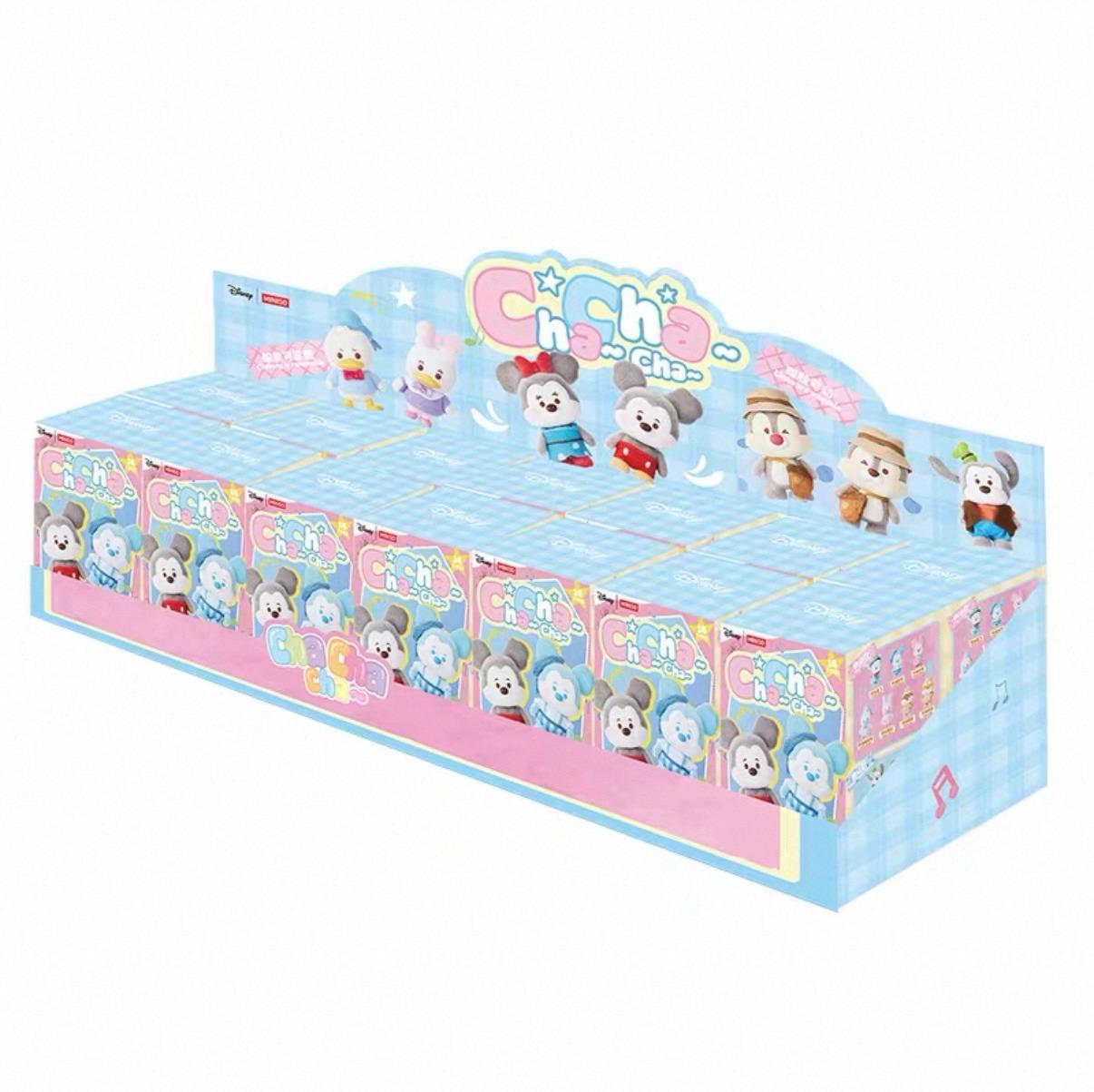 MINISO Disney Mickey Family Cha Cha Series Blind Box Charm - Soft Plush Keychain Bag Accessory For Women, Collectible Gift, Holiday & Holiday Haul