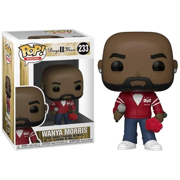 Funko Pop! Wanya Morris Boyz II Men 233 Vinyl Model Collectible Figurine - Includes PopShield Protector, Collectibles & Figures, Official License, New