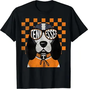 Tennessee Dog Lovers Coonhound T-Shirt Cotton Top