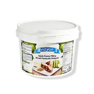 Vizyon Bake-Stable Apple Pastry Filling (13.23 lbs / 6 kg) - Ready-to-Use