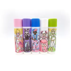 Angel Balms Handmade Lip Balms Natural Ingredients Original Anime Art Lip Kit Sets Matte